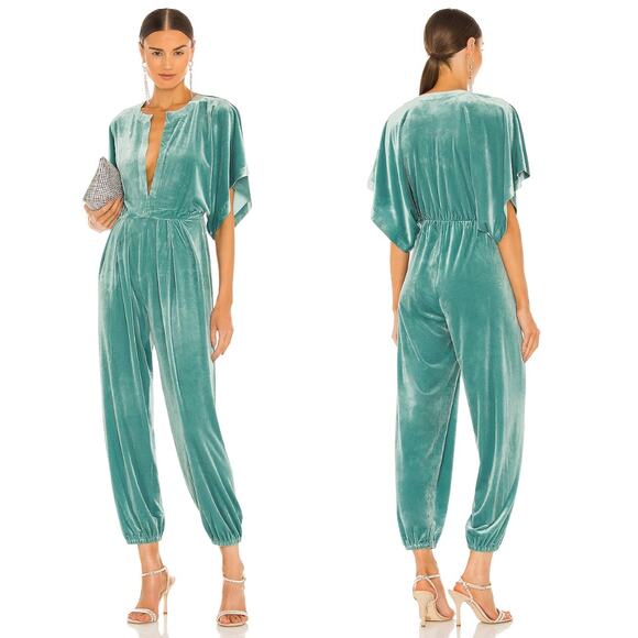 Norma Kamali Rectangle Jog Suit XS Green NEW - Picture 9 of 9